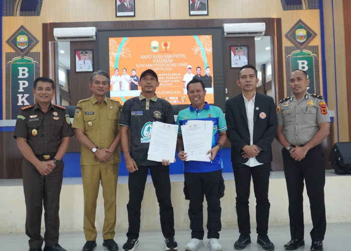 Gandeng Igornas, Rakerkab KONI Mauro Jambi Hasilkan Keputusan Strategis Untuk Kemajuan olahraga Mauro Jambi