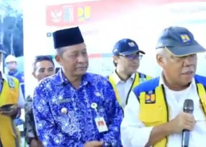 Wagub Sani Dampingi Menteri PUPR Tinjau Tol Bayung Lencir-Tempino