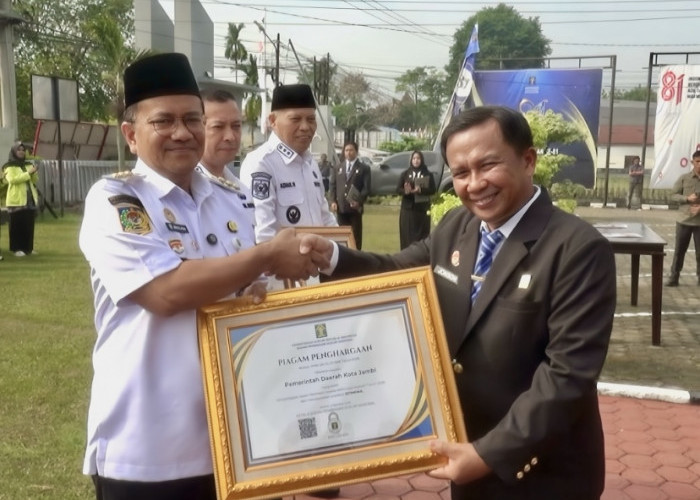 Pemkot Jambi Raih Dua Penghargaan dari Kanwil Kemenkum Jambi