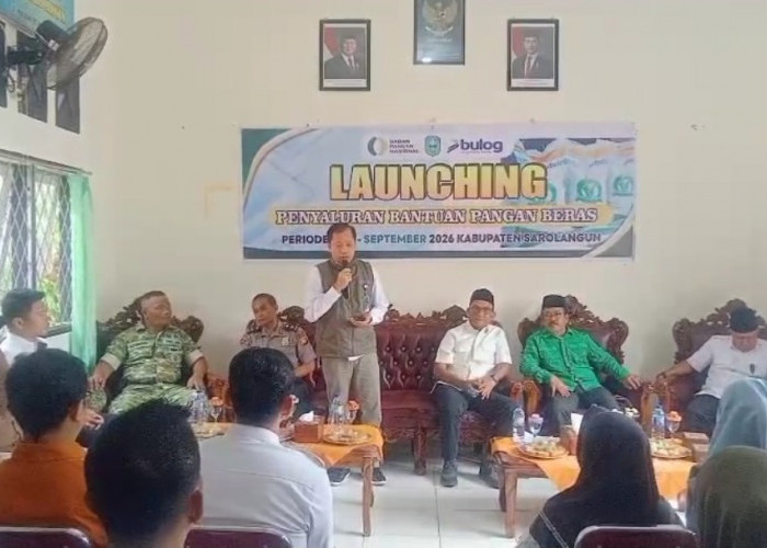 Bupati Hurmin Launching Penyaluran Bantuan Beras, 1.020 Ton Disalurkan untuk Masyarakat Kurang Mampu
