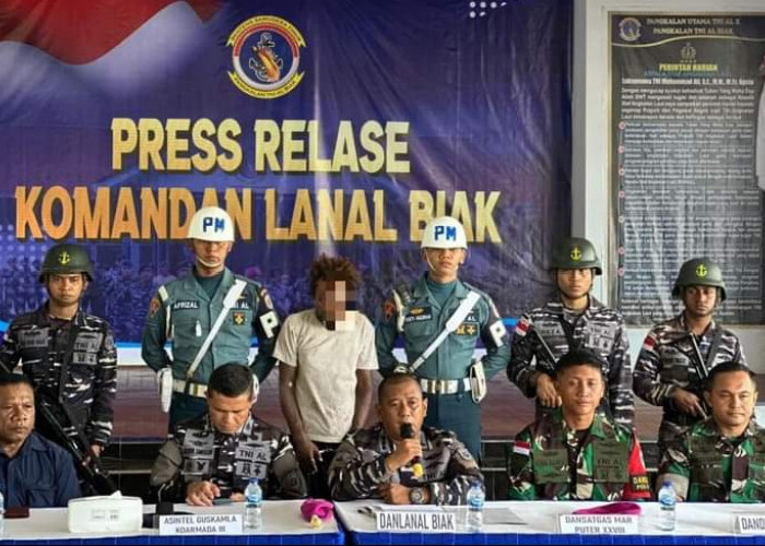 TNI AL Berhasil Amankan Terduga Intelijen TPN/OPM di Papua