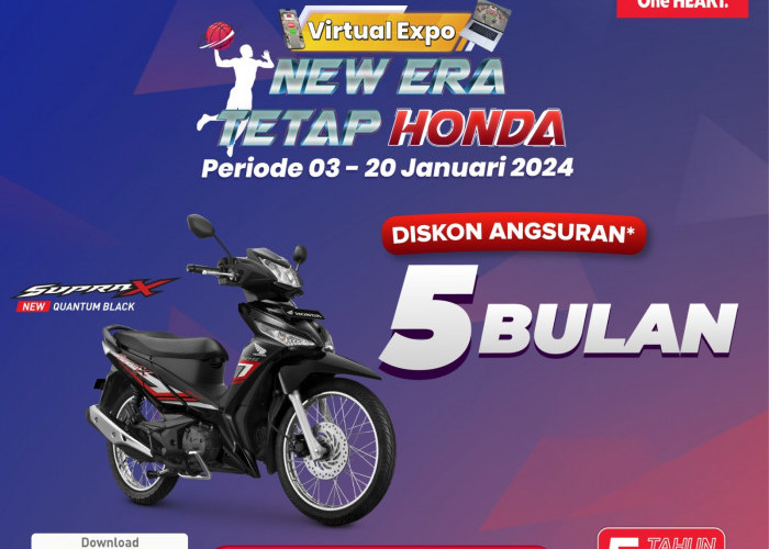 Honda Virtual Expo 2024, Dapatkan Potongan Angsuran 5 Bulan