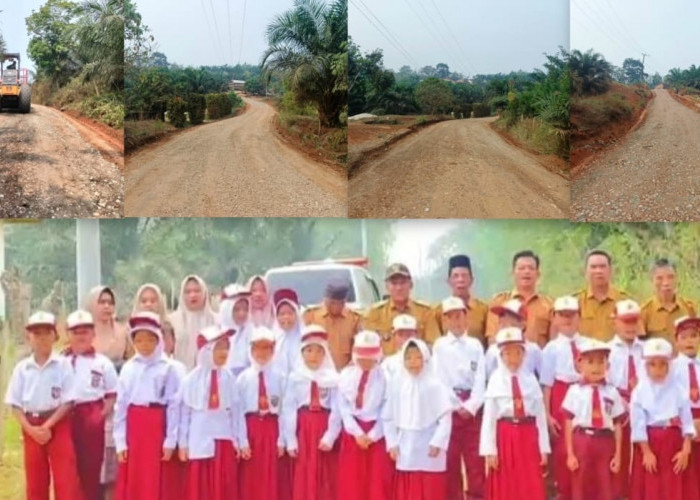 Bertahun-tahun Sulit Diakses, Warga Dusun Rantau Palembang Bersyukur Jalan Desa Diperbaiki