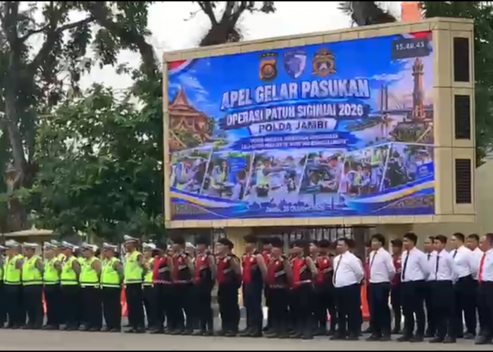 Operasi Patuh Siginjai 2026 Dimulai, Polda Jambi Fokus Tekan Kecelakaan