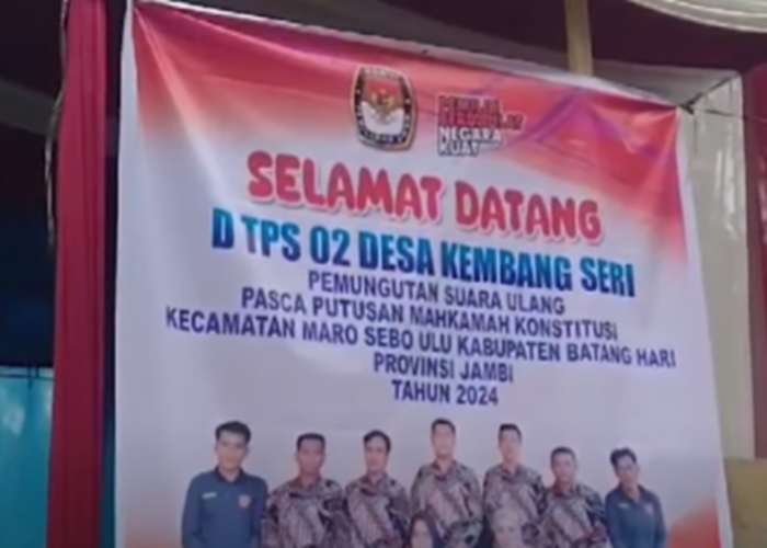  TPS 04 dan 02 Desa Kembang Seri Berlangsung PSU DPRD Provinsi Jambi Dapil II