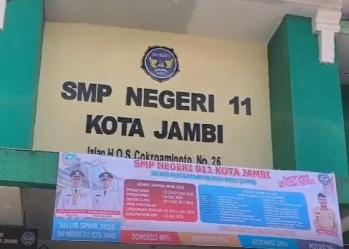 SPMB Online SMP Negeri 11 Kota Jambi Berjalan Lancar, Terima 352 Siswa Baru  