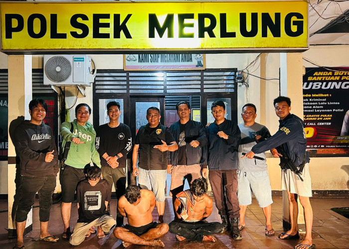 Polsek Merlung Tangkap Tiga Pelaku Pencuri Buah Sawit Di Desa Pulau Pauh