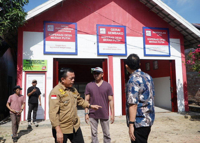 GUBERNUR AL HARIS TINJAU KESIAPAN KOPERASI MERAH PUTIH TANGKIT BARU