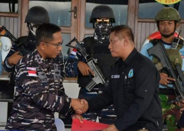Sinergitas Tim Gabungan TNI AL Gagalkan Penyelundupan 3.300 Gram Narkoba di Perairan Sebatik