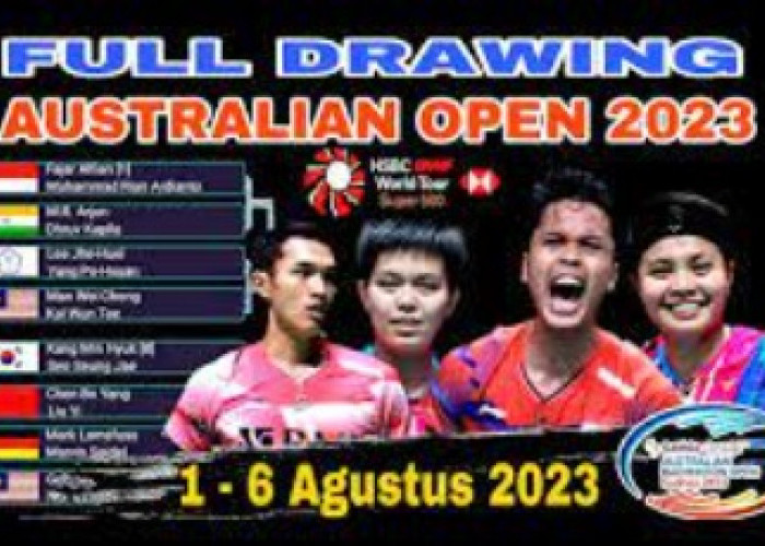 Hasil Drawing Australia Open 2023