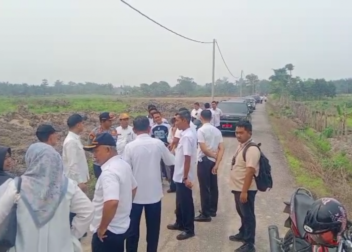 Wabup Gerry Tinjau Lokasi Pembangunan Sekolah Rakyat di Sarolangun