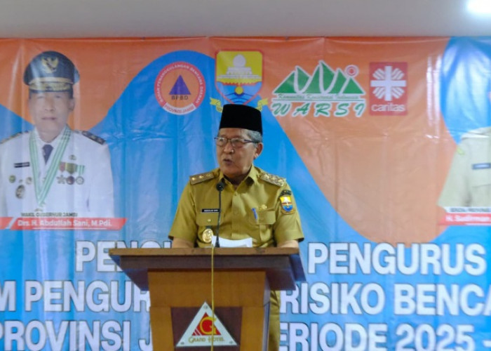 Wagub Sani Kukuhkan Pengurus FPRB Provinsi Jambi
