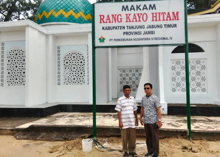 PTPN IV Regional IV Bikin Papan Nama Makam Orang Kayo Hitam 