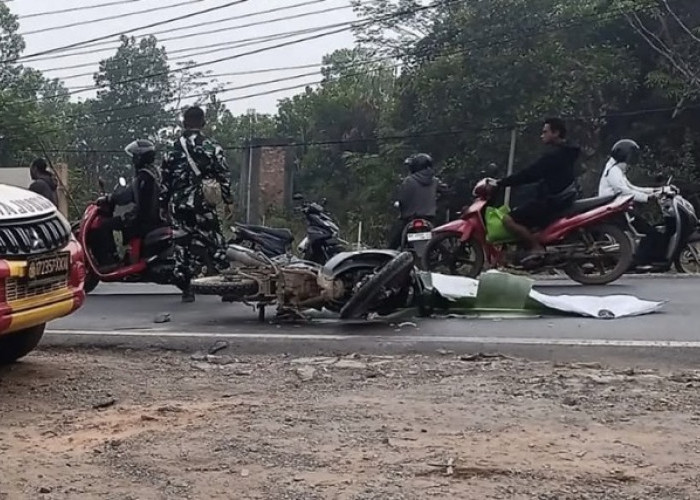 Kecelakaan Dua Motor di Pal 10 Jambi, Pengendara Wanita Meninggal Dunia