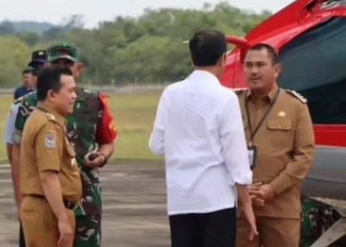 Presiden Jokowi Lanjut Kunker ke Bumi Langkah Serentak Limbai Seayun Kabupaten Bungo Jambi