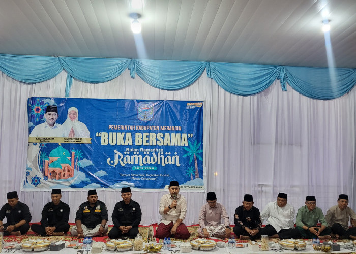 Silaturahmi Ramadan, Bupati Merangin Buka Puasa Bersama Sesepuh dan Anggota PSHT