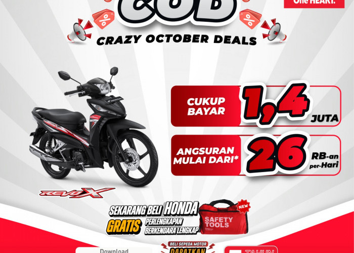 Crazy Oktober Deals, Ayo Raih Impian dengan COD Spesial dari Sinsen