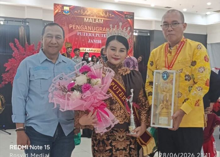 Tampil Memukau, Afia Meilin Putri Islamy Raih Juara I Puteri Jambi 2026 Kategori Praremaja
