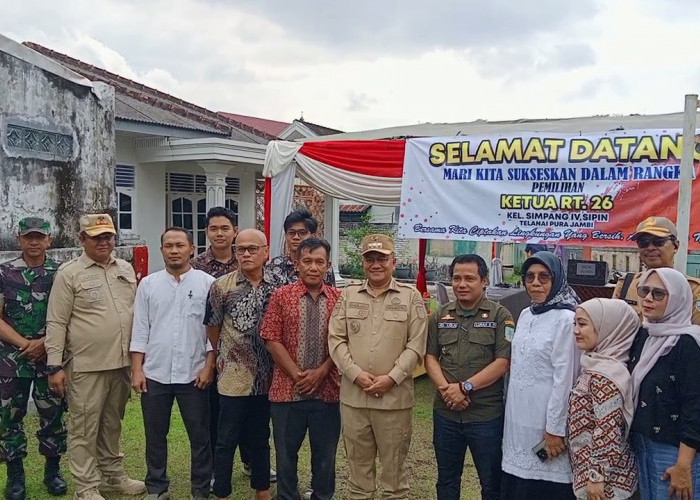 Pemilihan Serentak RT Kota Jambi Dimulai, Wali Kota Turun Langsung ke Lapangan