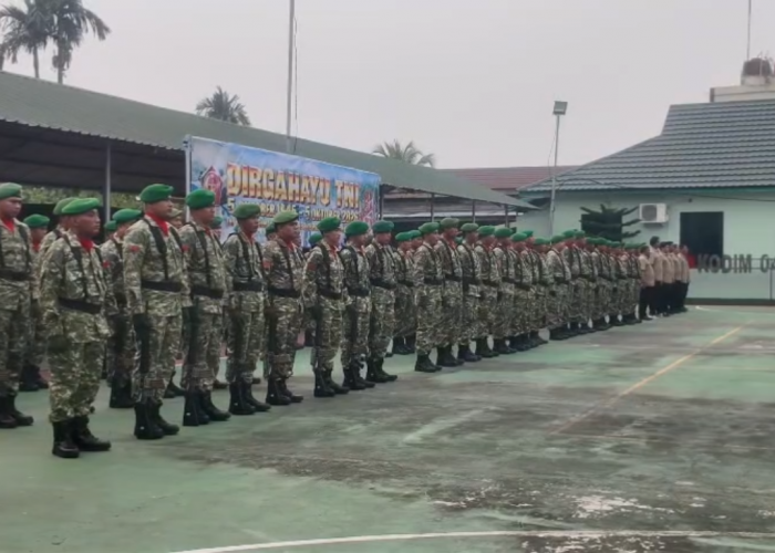 HUT ke-81 TNI, Kodim 0419/Tanjab Teguhkan Semangat Pengabdian dan Kemanunggalan dengan Rakyat