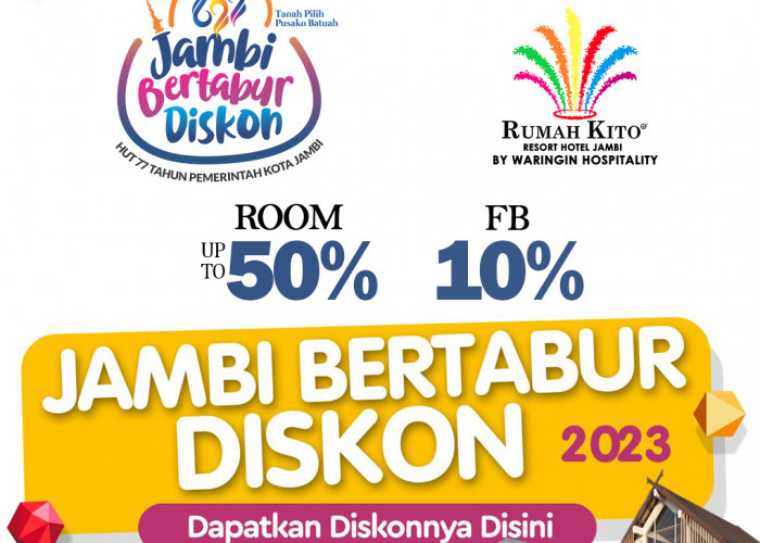 Rumah Kito Resort Hotel Jambi Bertabur Diskon