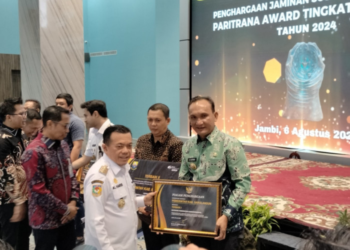 BPJS Ketenagakerjaan Anugrahkan Paritrana Award 2025 Tingkat Provinsi Jambi 