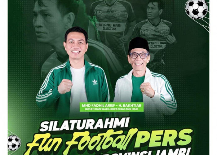 Bupati Fadhil Arief Gagas Ajang Silaturahmi, Fun Football Pers Jambi Digelar 23–25 Oktober