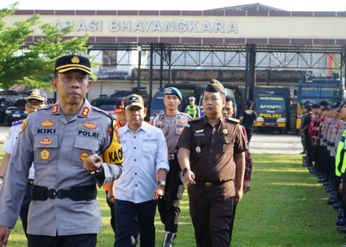 Pastikan Keamanan Idul Fitri, Wabup A. Khafidh Hadiri Apel Gelar Pasukan Operasi Ketupat 2026