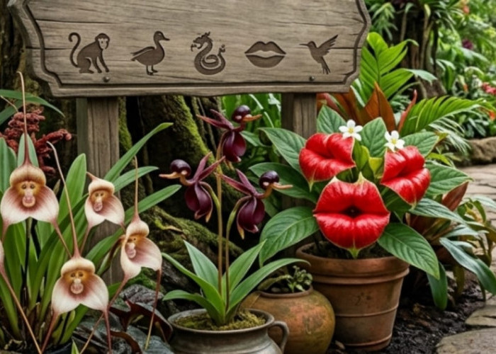 5 Tanaman Hias Paling Aneh di Dunia, Ada yang Mirip Burung hingga Wajah Monyet