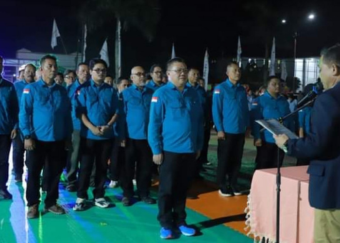 Pelantikan Pengurus KONI Tanjab Barat 2024-2028, Bupati Anwar Sadat Dorong Peningkatan Prestasi Olahraga