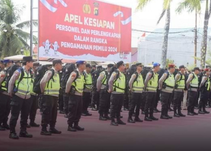 Pengamanan Pemilu 2024, Polres Tanjab Barat Terjunkan 279 Personel
