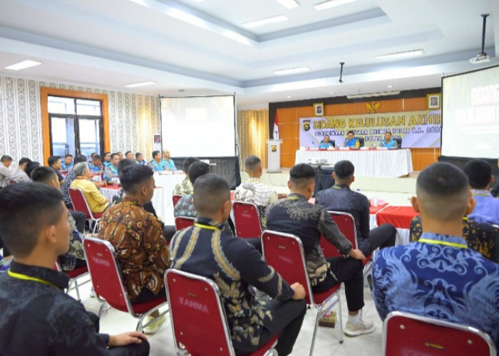 Kapolda Jambi Pimpin Sidang Kelulusan Akhir Penerimaan Bintara Brimob Polri