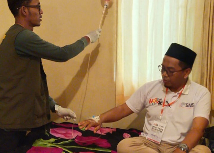 Tim Medis RSUD Banten Siaga Dampingi Peserta HPN 2026 dari SMSI