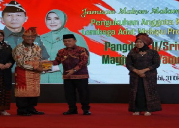 Pangdam II/Sriwijaya Menjadi Anggota Kehormatan Lembaga Adat Wilayah Jambi