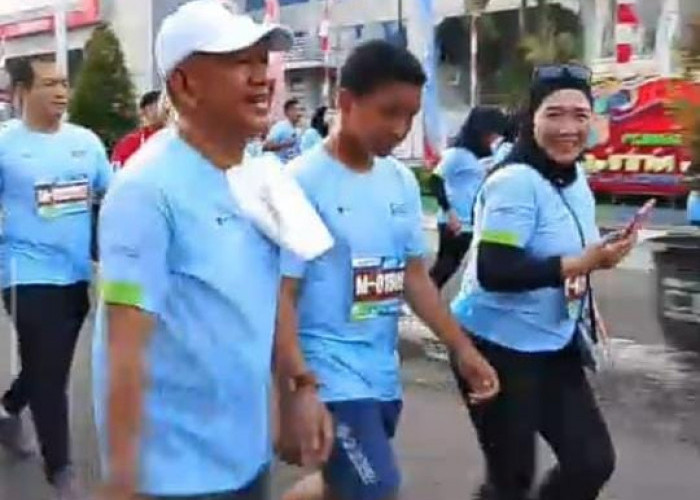Wabup H A Khafid Ikuti Presisi Merdeka Run 2026 Jambi