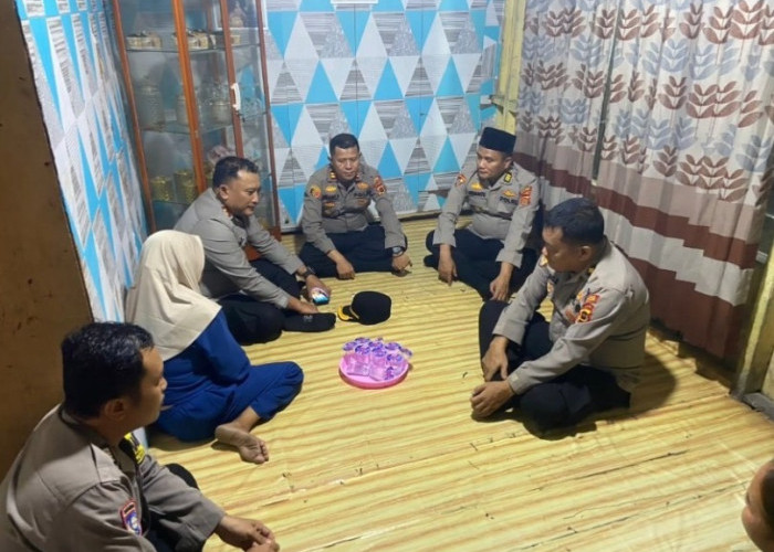 Polres Tanjab Barat Kedepankan Pendekatan Humanis, Sambangi Keluarga Terduga Pelaku Narkoba.