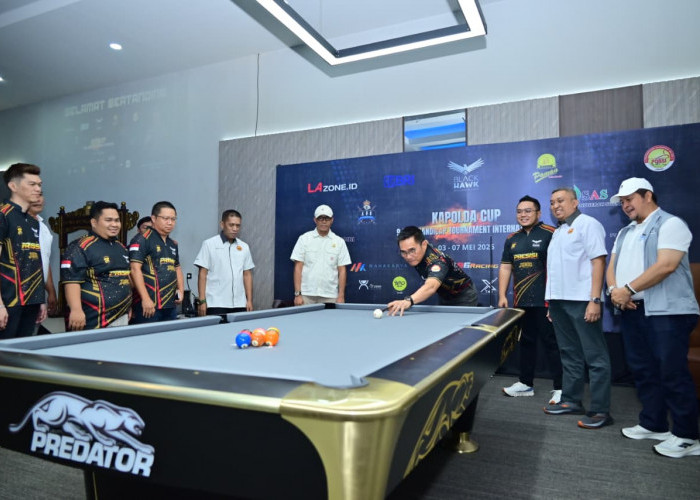 Buka Turnamen 9 Ball International Open Handicap Kapolda Cup, Kapolda Dorong Sportivitas dan Prestasi Atlet Bi