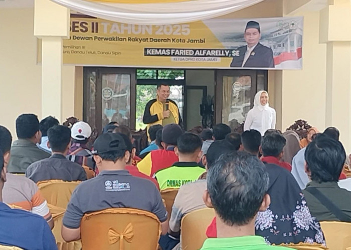 Ketua DPRD Kota Jambi Kemas Faried Serap Aspirasi Warga Dapil III Saat Reses Tahap II