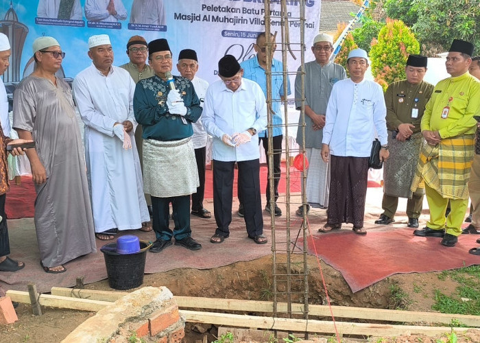Wali Kota Jambi Hadiri Peletakan Batu Pertama Pembangunan Masjid Al-Muhajirin