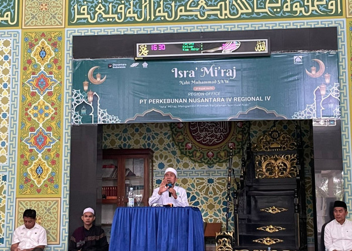 Ikuti Sunnah Nabi Jadi Inti Isra Mi'raj di PTPN IV Regional IV