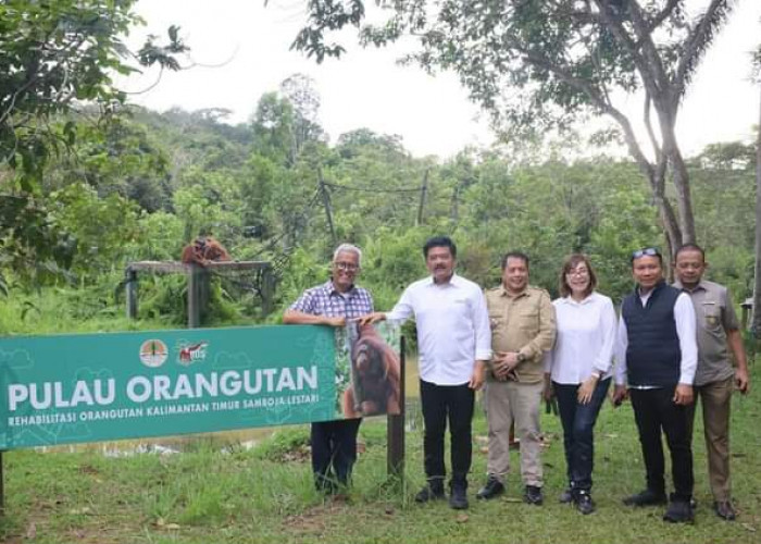 Menteri ATR/BPN Serahkan Sertifikat Hak Pakai Kepada Borneo Orangutan Survival Foundation