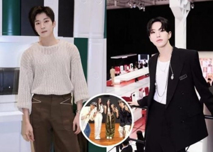 Mengejutkan, Wonwoo dan Hoshi SEVENTEEN Lakukan Dance Challenge 'Super Shy' Bersama NewJeans 