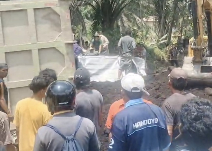 Truk Batubara Tabrak Mobil di Muara Papalik, Kendaraan Tertimbun Muatan