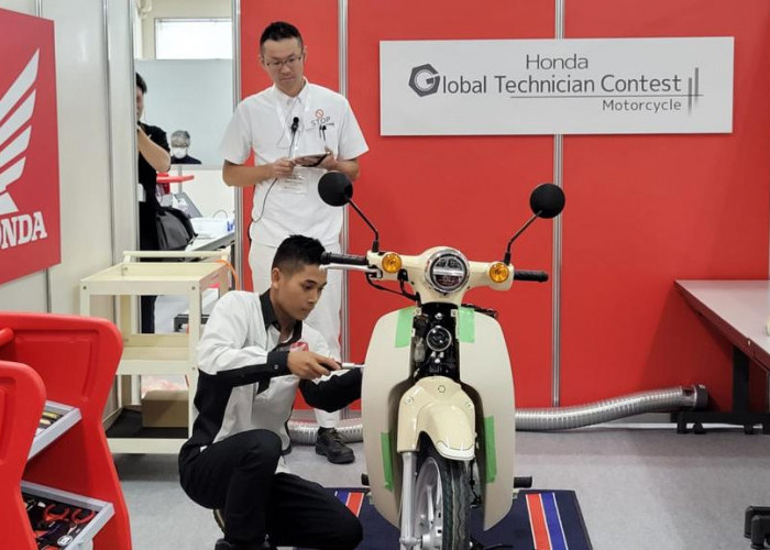 Teknisi Sepeda Motor Honda Indonesia Sabet Gelar Teknisi Terbaik Dunia 
