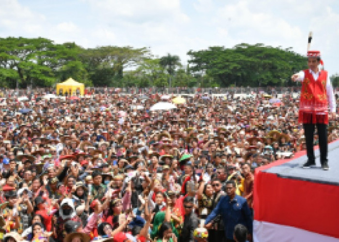 Festival Dangai Ehau, Presiden Jokowi Ajak Masyarakat Lestarikan Budaya Daerah
