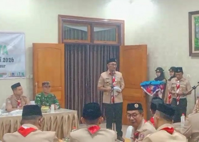 Bupati Hurmin Lepas Kontingen Sarolangun Ikuti Jambore Nasional XII