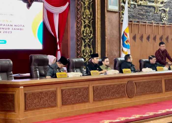 DPRD Provinsi Jambi Gelar Rapat Paripurna Penyampaian LKPJ Gubernur Jambi Tahun Anggaran 2023