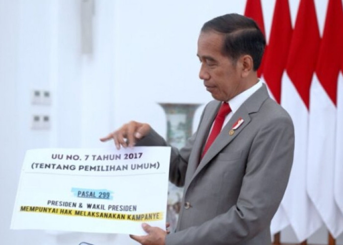 UU No 7 Tahun 2017 Tentang Pemilihan Umum, Presiden Jokowi Tegaskan Aturan Kampanye 