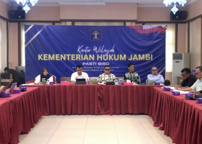Kanwil Kemenkum Jambi Fasilitasi Harmonisasi Dua Ranperda DPRD Bungo