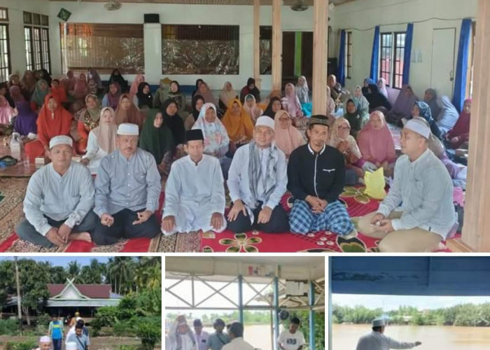 Dengarkan Tauziah Maulid Nabi Dari Ustadz Amin, Ratusan Warga Kuala Betara Penuhi Masjid